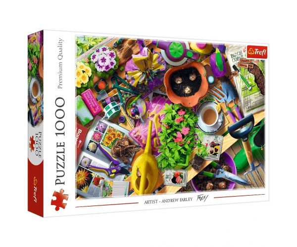 A kert rendbetétele 1000db-os puzzle - Trefl