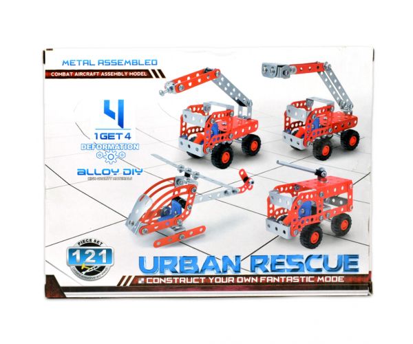 Urban Rescue: 121 db-os mentőjármű építő szett