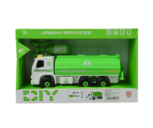 Urban Services: Szétszerelhető tartályos kamion szerszámokkal és hanggal 20cm