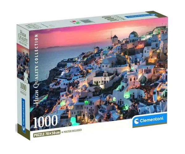Csodás Santorini HQC 1000db-os puzzle - Clementoni