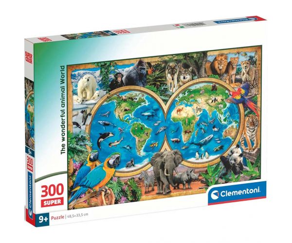 A csodálatos állatvilág 300db-os Super puzzle - Clementoni