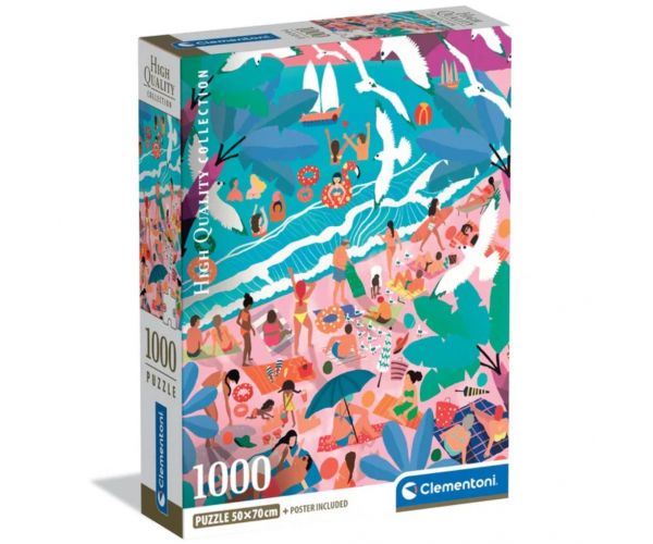 Vasárnap a strandon HQC 1000db-os puzzle - Clementoni