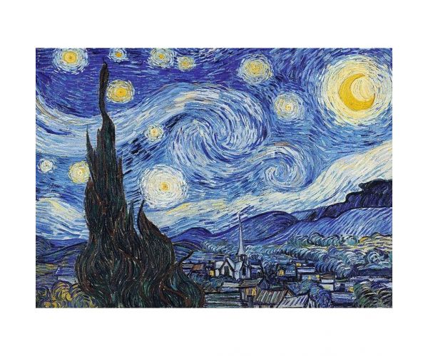 Van Gogh: Csillagos éj 200db-os fa puzzle - Trefl