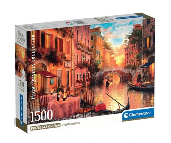 Velencei vacsora 1500db-os HQC kompakt puzzle - Clementoni