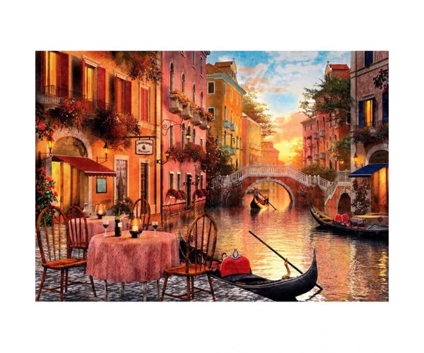 Velencei vacsora 1500db-os HQC kompakt puzzle - Clementoni