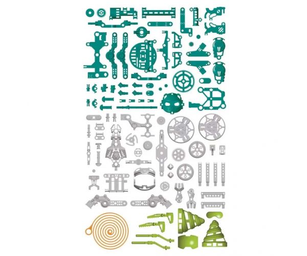 Science & Play: 3 az 1-ben megépíthető űrbányász robot - Clementoni