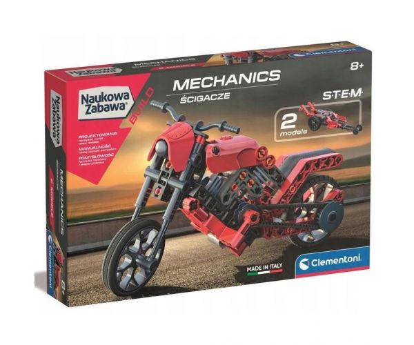 Science & Play: Roadster motor és Dragster versenyautó szett - Clementoni