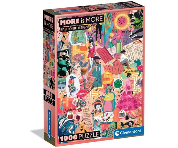 More is More: Divat és dizájn HQC 1000db-os puzzle - Clementoni