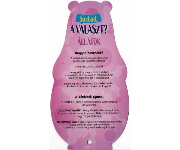 Tudod a választ? - Állatok