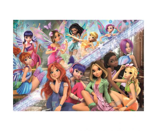 Winx Club tündérei 180 db-os Super Puzzle - Clementoni