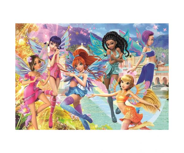 Winx Club tündérei 300 db-os Super Puzzle - Clementoni