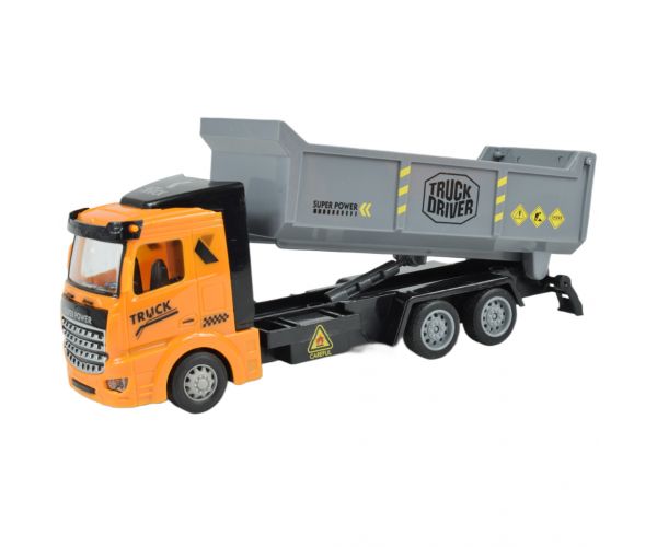 Truck Driver: Lendkerekes építőipari teherautó 3 db-os szett 19cm