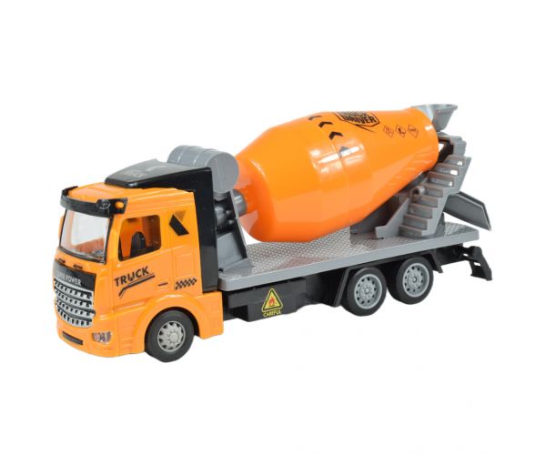 Truck Driver: Lendkerekes építőipari teherautó 3 db-os szett 19cm