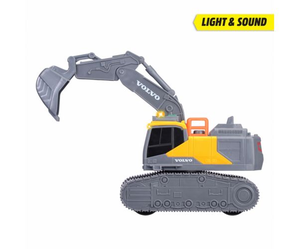 Volvo kotrógép fény és hang effektekkel 23cm - Dickie Toys