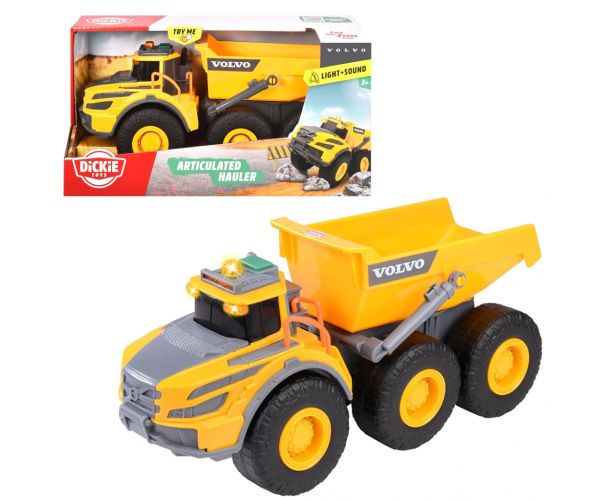 Volvo dömper fény és hang effektekkel 23cm - Dickie Toys