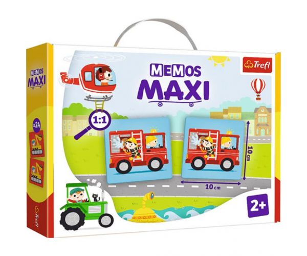 Járművek Maxi memória játék 24db-os - Trefl