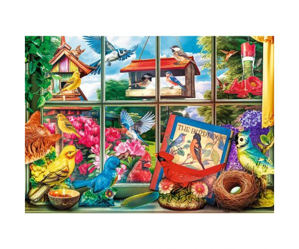 Madarak az ablak mögött 1000db-os Prémium plus quality puzzle -Trefl