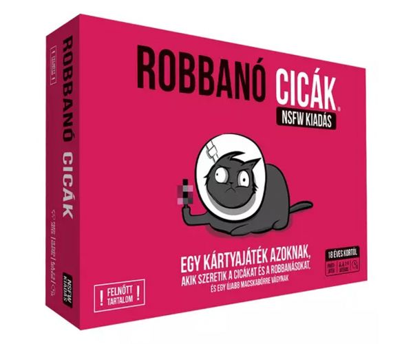Robbanó cicák társasjáték - NSFW kiadás