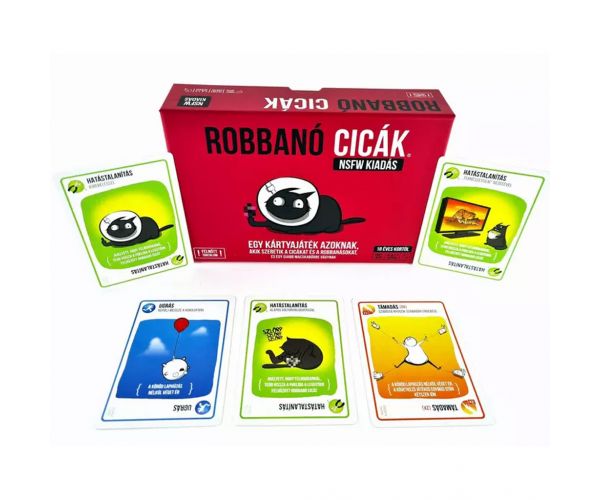 Robbanó cicák társasjáték - NSFW kiadás