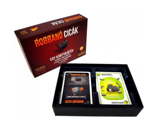 Robbanó cicák társasjáték