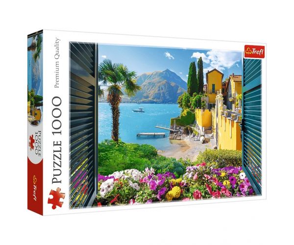 Kilátás a Comói-tóra 1000db-os puzzle - Trefl