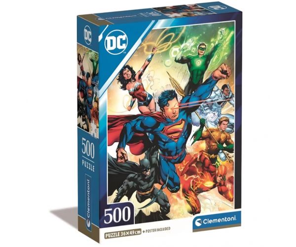 High Quality Collection - DC Comic 500 db-os puzzle - Clementoni