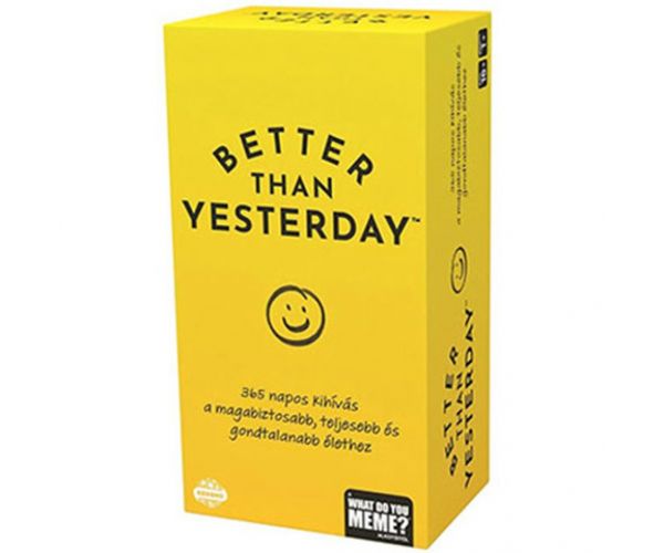 WDYM Better Than Yesterday motivációs játék