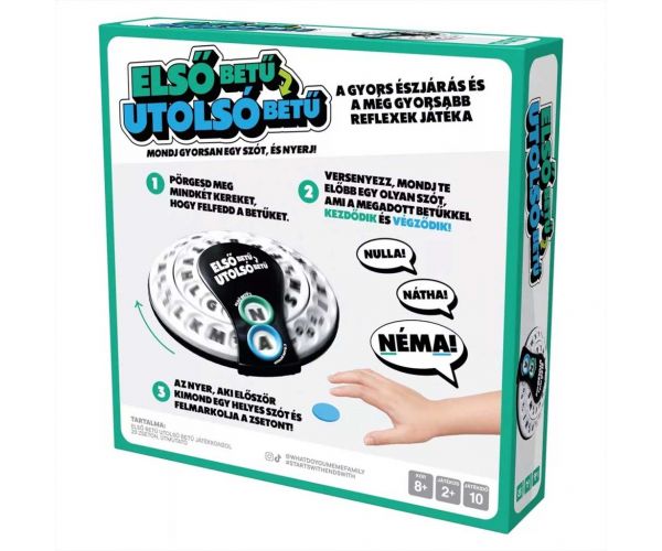 WDYM Első betű - utolsó betű társasjáték