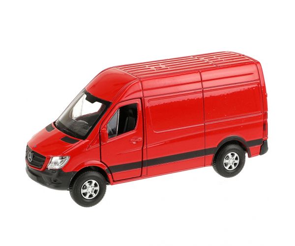 Welly: Mercedes-Benz Sprinter fém kisautó modell többféle változatban 11cm