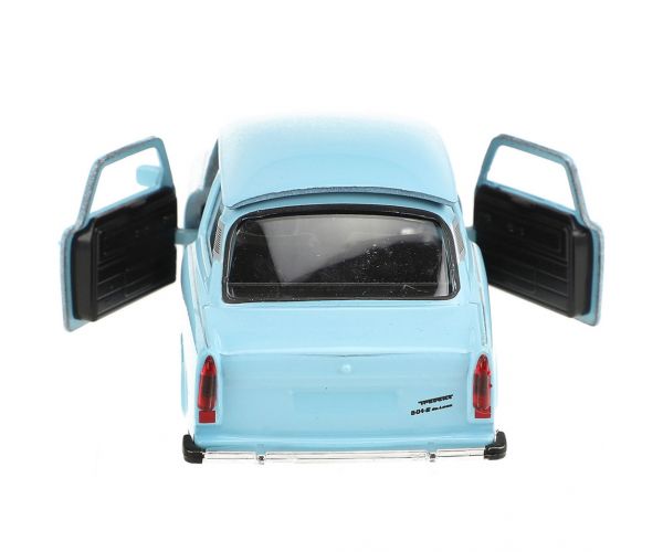 Welly: Trabant 601 fém kisautó modell többféle változatban 11cm