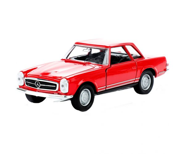 Welly: Mercedes-Benz 1963 230SL fém kisautó modell többféle változatban 11cm