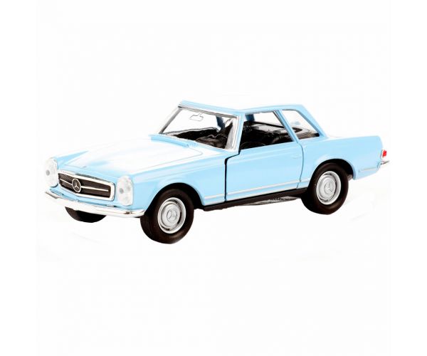 Welly: Mercedes-Benz 1963 230SL fém kisautó modell többféle változatban 11cm