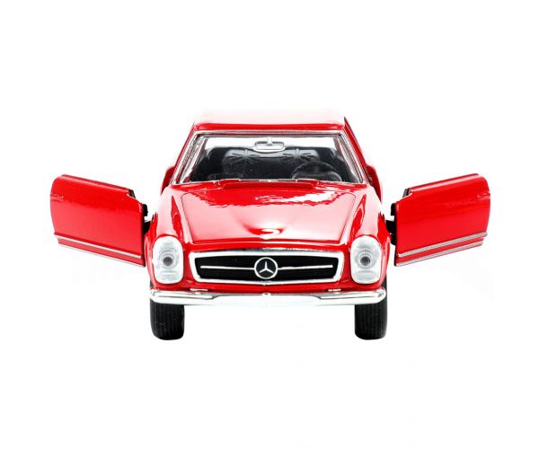 Welly: Mercedes-Benz 1963 230SL fém kisautó modell többféle változatban 11cm