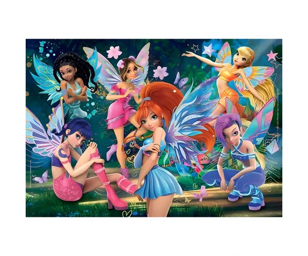 Winx Club tündérei 104 db-os puzzle - Clementoni