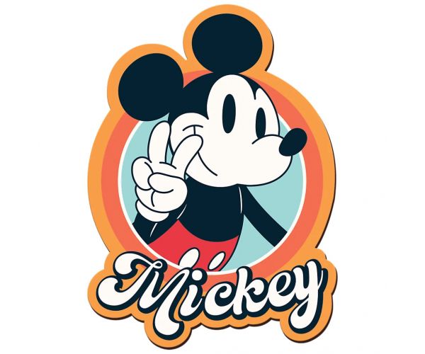 Wood Craft: Disney - Retro Mickey egér 160 db-os prémium fa puzzle - Trefl