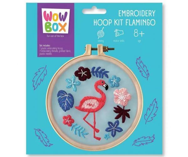 WowBox: Hímzőkészlet flamingó mintával