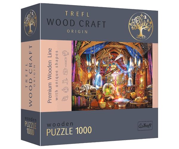 Wood Craft: Mágikus szoba 1000db-os prémium fa puzzle - Trefl