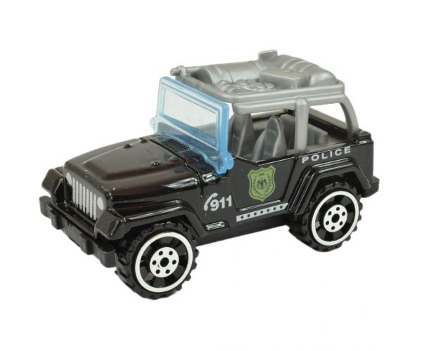World of Trucks: Rendőrségi kisautó többféle változatban 7cm