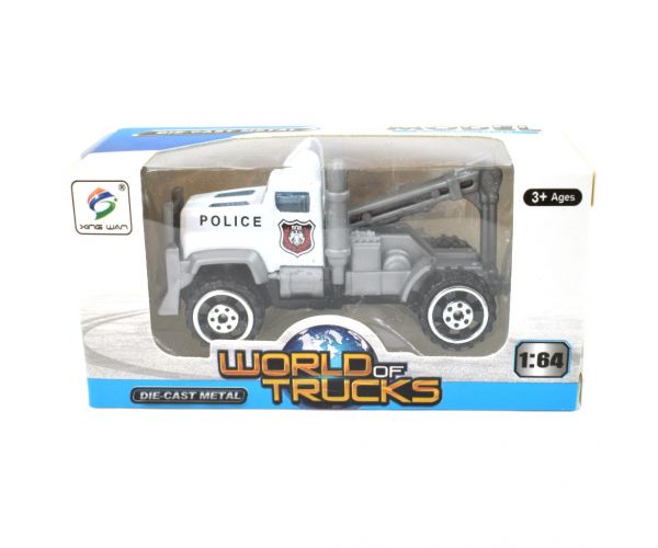 World of Trucks: Rendőrségi kisautó többféle változatban 7cm