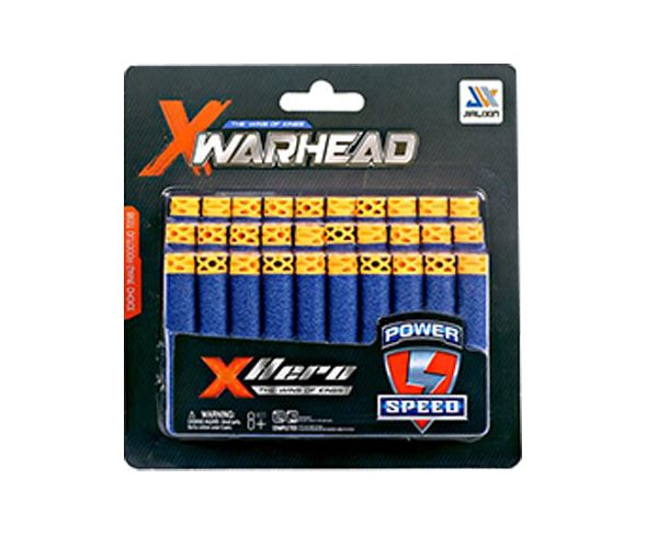 X Warhead 30db-os szivacs töltény