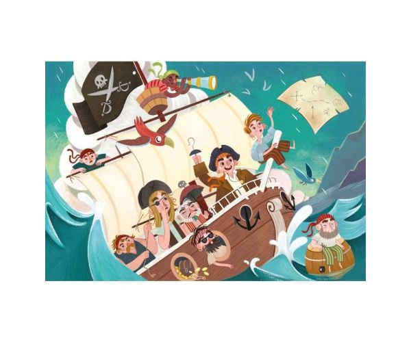 YO HO HO! Kalózok 24db-os Maxi puzzle - Clementoni