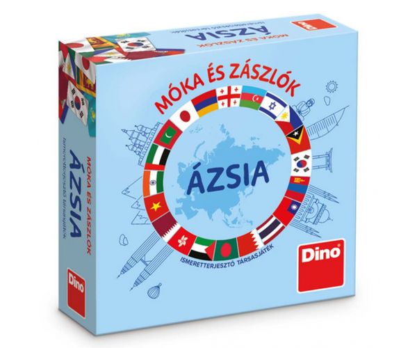 Móka és zászlók - Ázsia társasjáték