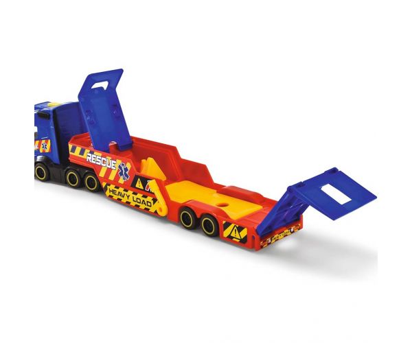 Mentő kamion helikopterrel és autóval - Dickie Toys