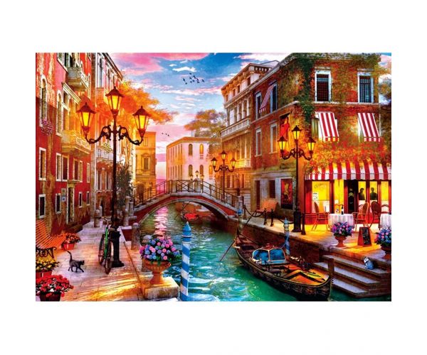 Naplemente Velencében 500db-os HQC kompakt puzzle - Clementoni