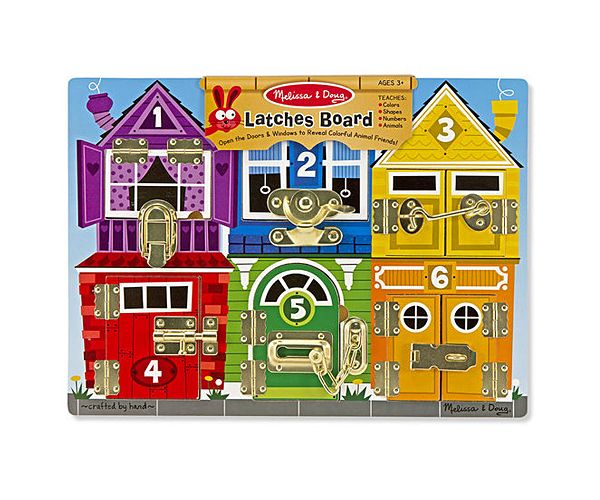 Zárak és reteszek készségfejlesztő fajáték - Melissa & Doug