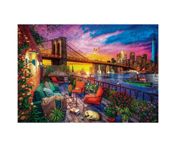 Naplemente Manhattanben HQC puzzle 3000db-os - Clementoni