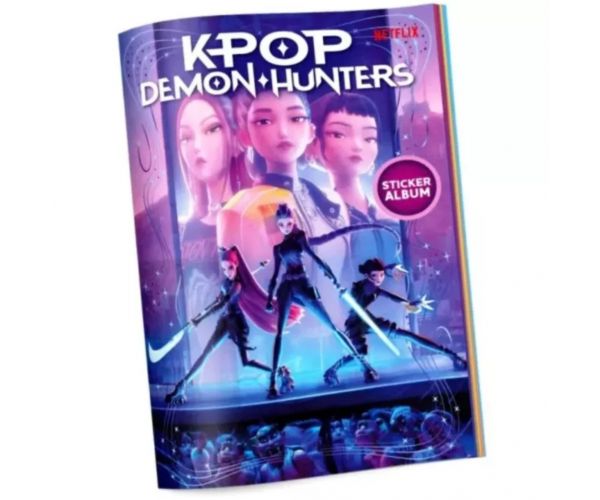 K-Pop démonvadászok gyűjtőalbum gyűjthető matricákhoz - 2 x 5 db matricával