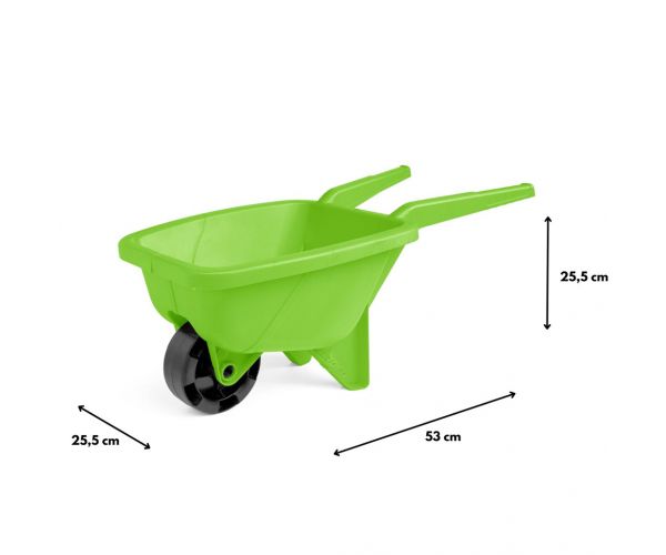 Zöld 53cm-es homokozó talicska - Wader
