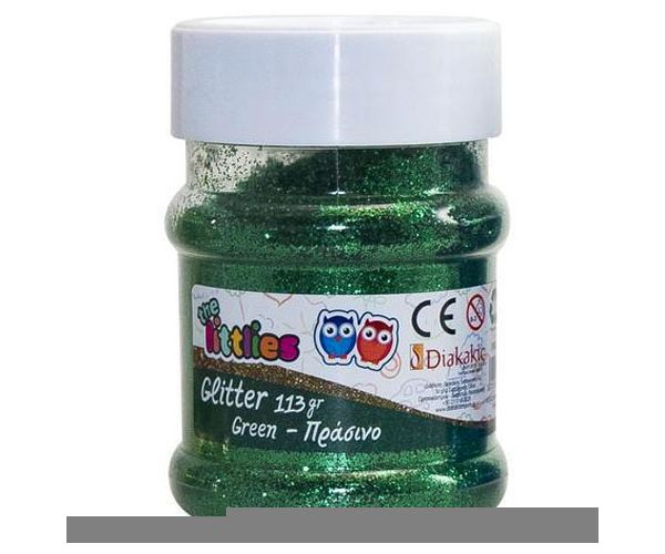 Csillámpor zöld színben 113gr