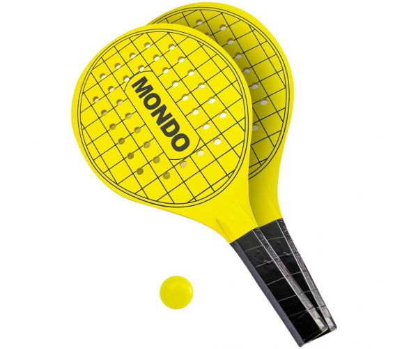 Sárga padel ütő strandtenisz szett - Mondo Toys